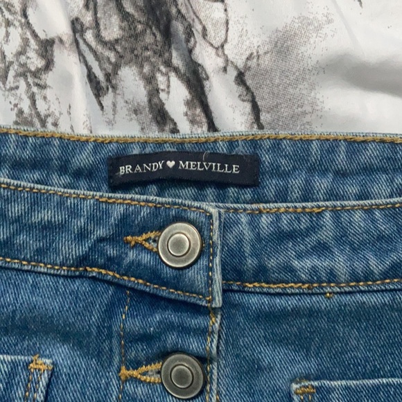 Brandy Melville Jean Skirt - Picture 3 of 4